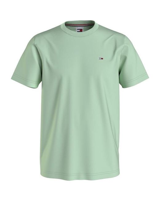 Tommy Hilfiger Green Crew Neck Tee for men
