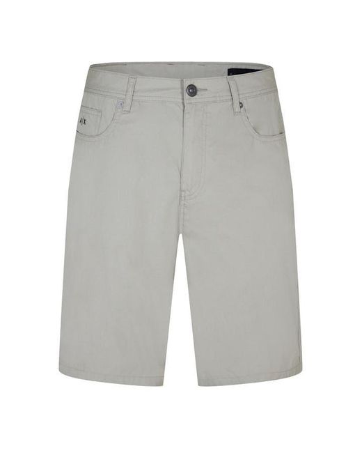 Armani Exchange Gray Bermuda Shorts for men