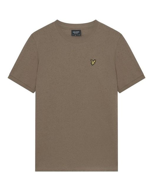 Lyle & Scott Brown Lyle Donegal T-shirt Sn99 for men