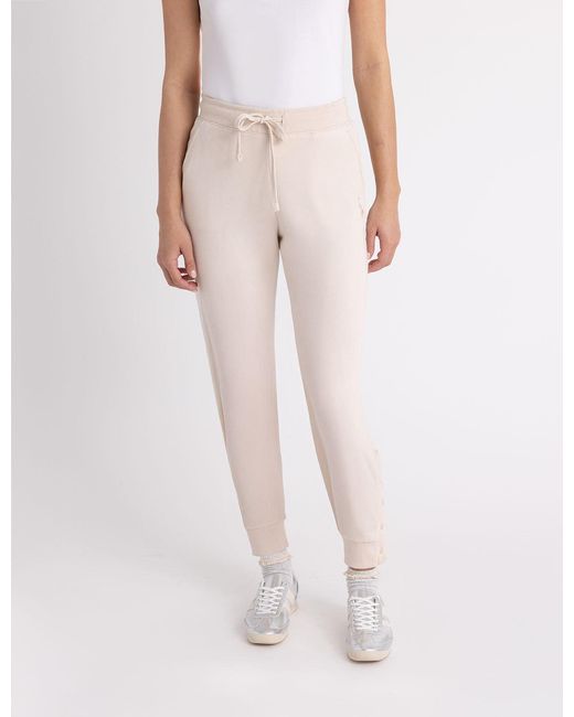 U.S. POLO ASSN. White Snap Jogger