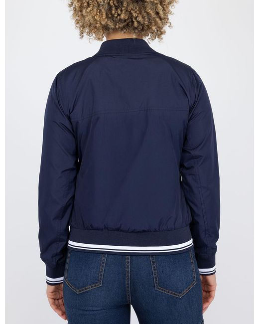 U.S. POLO ASSN. White Solid Bomber Jacket