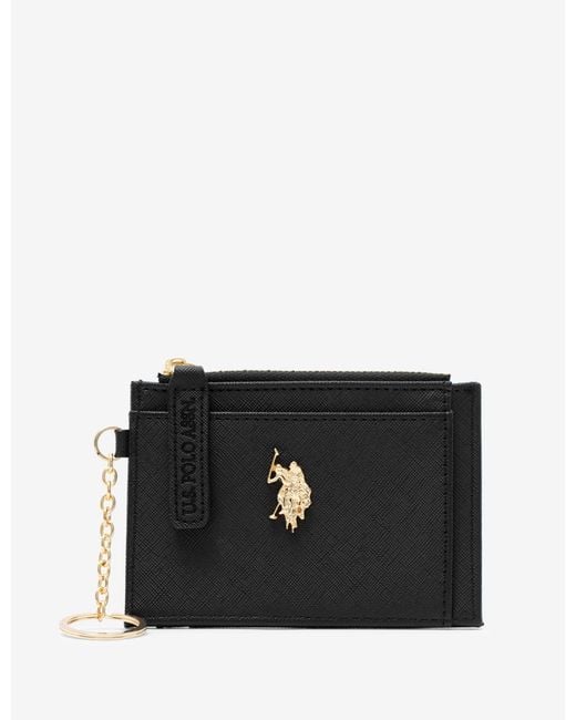 U.S. POLO ASSN. Blue Solid Card Case