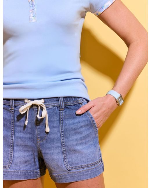 U.S. POLO ASSN. Blue Drawstring Shorts