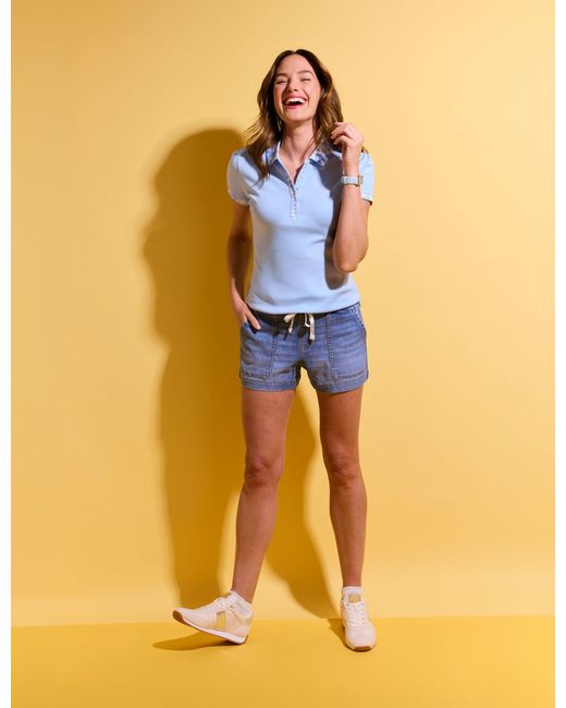 U.S. POLO ASSN. Blue Drawstring Shorts