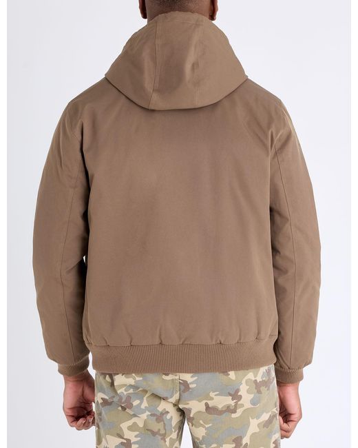 U.S. POLO ASSN. Blue Solid Midweight Hooded Jacket for men