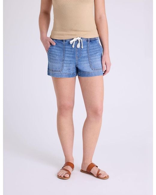 U.S. POLO ASSN. Blue Drawstring Shorts