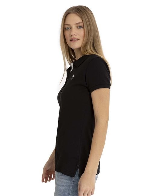 U.S. POLO ASSN. White Solid Interlock Polo Shirt