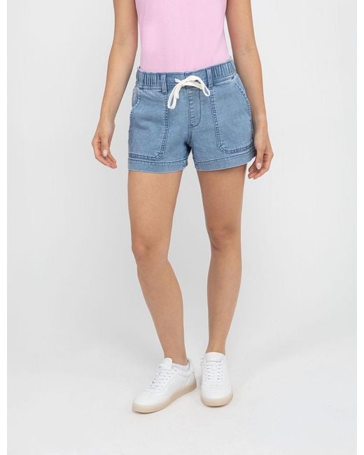 U.S. POLO ASSN. Blue Drawstring Short