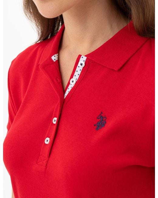 U.S. POLO ASSN. White Solid Interlock Polo Shirt
