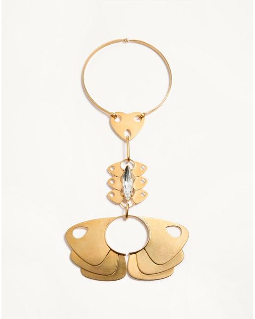 Valentino Garavani Metallic Pages Necklace