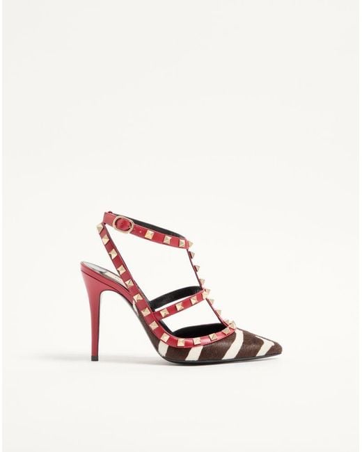 Valentino Garavani White Rockstud Pumps