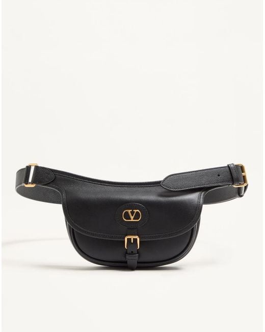 Valentino Garavani Black Antibes Pouch for men