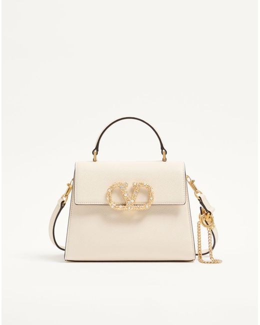 Valentino Garavani Natural Vsling Small Handbag