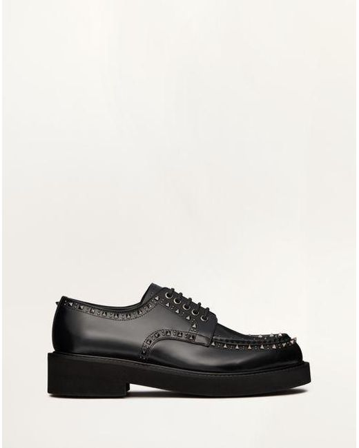 Valentino Garavani White Gentleglam Derby Shoe for men