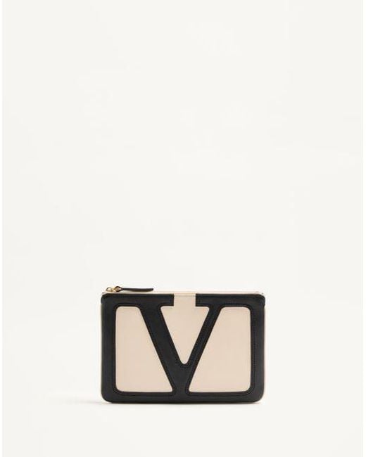 Valentino Garavani Natural Viva Superstar Nappa Pouch