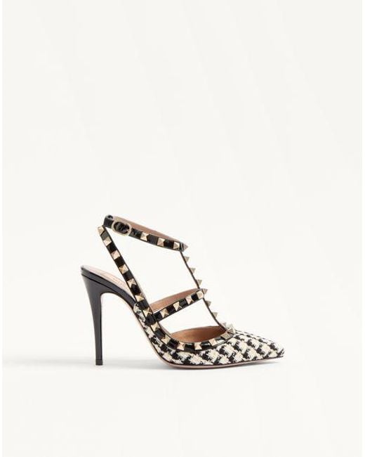 Valentino Garavani White Rockstud Pump