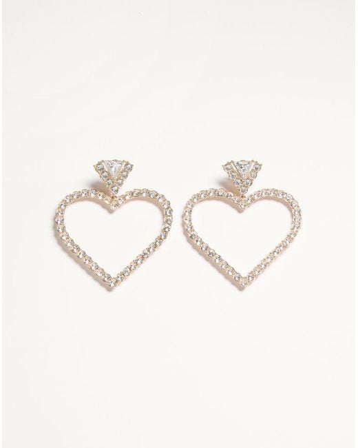 Valentino Garavani Natural Coeur Royal Earrings