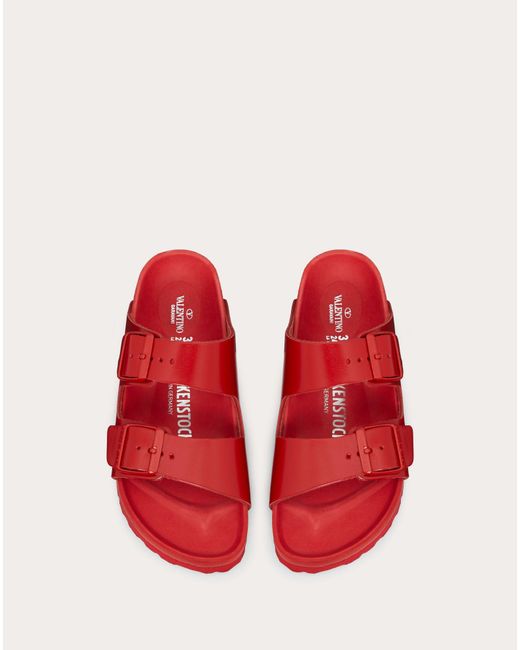 birkenstock valentino red