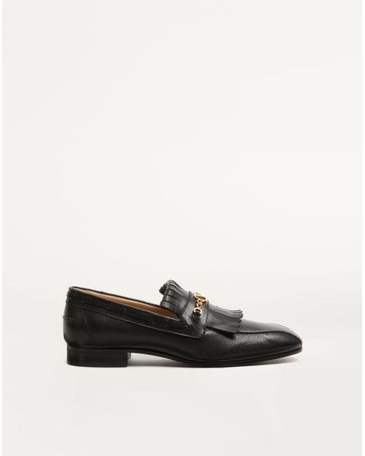 Valentino VALENTINO ヴァレンティノ Vロゴチェーンカーフスキン