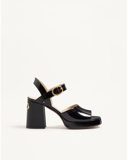 Valentino Garavani White Fawcette Platform Sandal