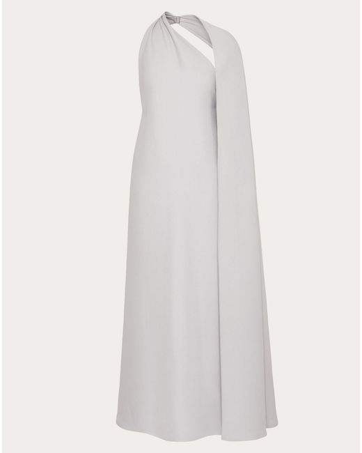 Valentino White Structured Couture Midi Dress