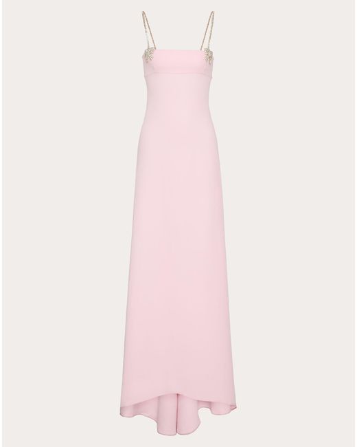 Valentino Pink Embroidered Cady Couture Gown