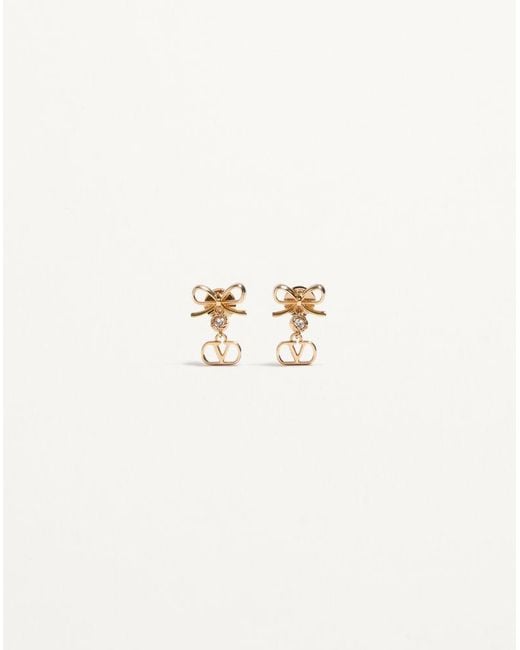 Valentino Garavani Natural Vlogo Signature Earrings
