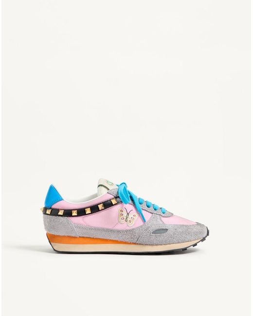 Valentino Garavani Blue Stud Up Trainer