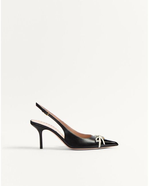 Valentino Garavani Natural Bepointy Slingback Pump