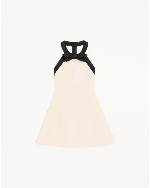 Valentino Natural Crepe Couture Short Dress