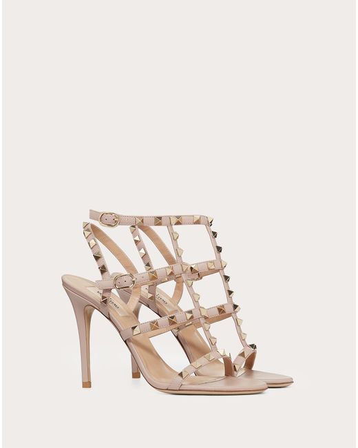 rockstud ankle strap sandal