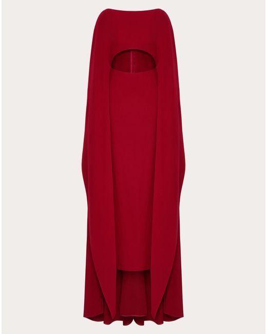 Valentino Red Cady Couture Long Dress