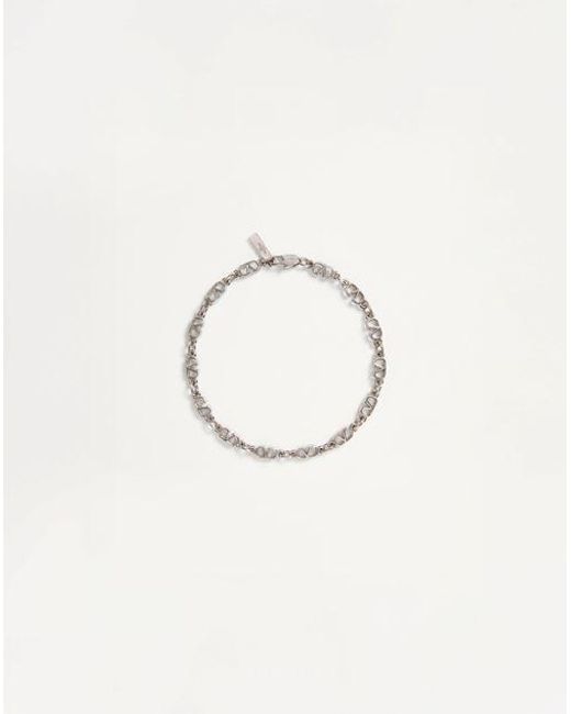 Bracelet Vlogo Signature En Métal Homme Valentino Garavani pour homme en coloris Natural