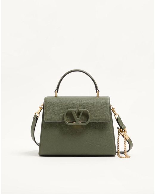 Valentino Garavani Green Vsling Small Handbag