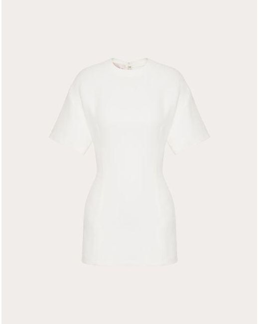 Valentino Natural Structured Couture Short Dress
