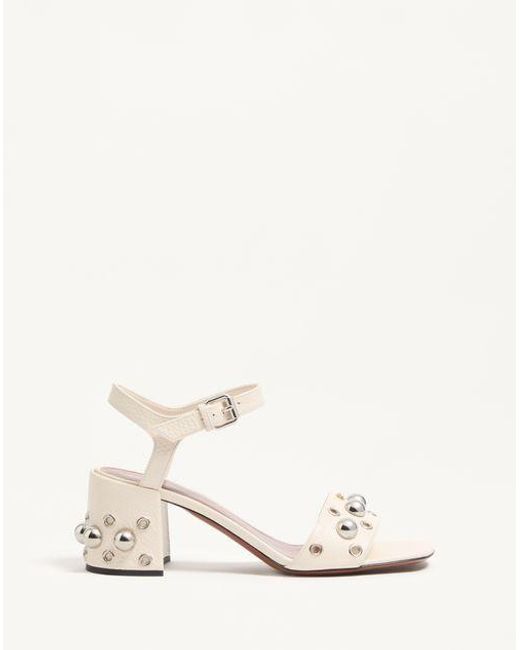 Sandalo Nellcôte di Valentino Garavani in Natural