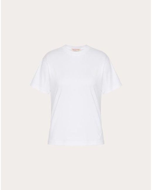 Valentino ジャージーコットン Tシャツ 女性 ホワイト White