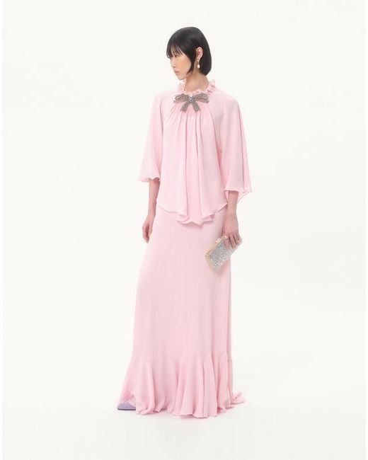 Minaudière Carry Secrets Ornée De Strass Femme Valentino Garavani en coloris White