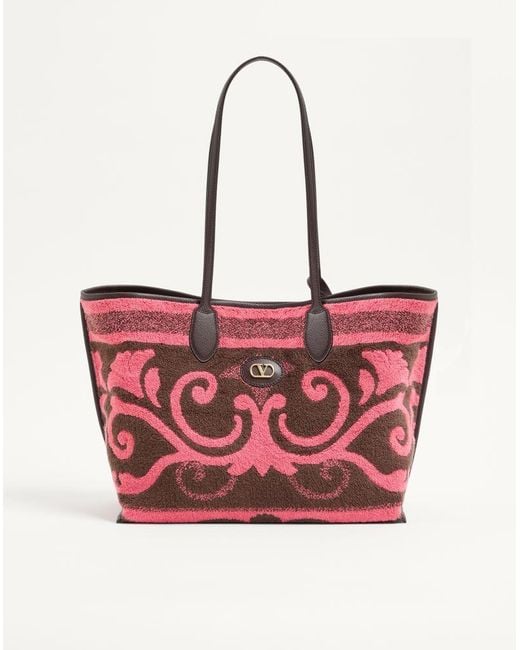 Valentino Garavani Red Medium Shopping Bag