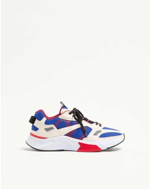 Valentino Garavani Blue Demivee Trainer for men
