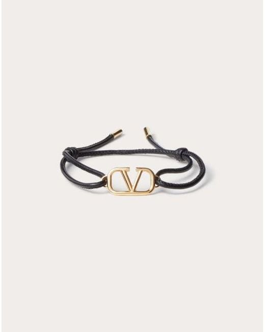 Valentino hotsell leather bracelet