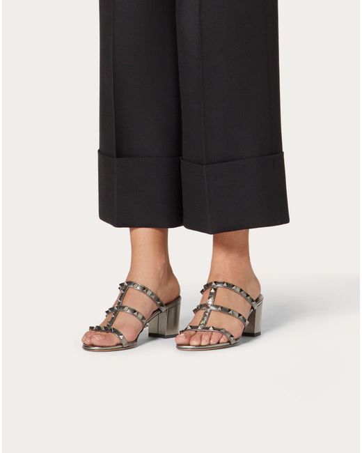 Valentino Rockstud Slide Sandal Shop, 59% OFF | viibrant.com