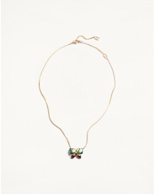 Valentino Garavani Natural Flutterby Necklace