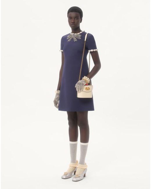 VALENTINO ♪ ヴェイン シャイニーカーフスキン バニティバッグ ヴァレンティノ ガラヴァーニ ヴェイン シャイニーカーフスキン