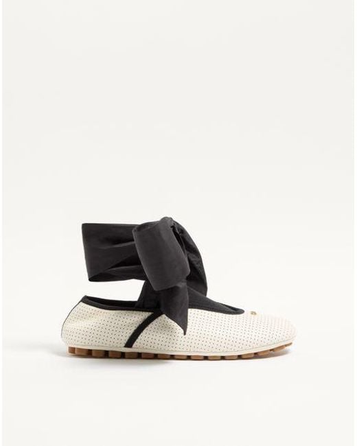 Valentino Garavani White Rythmika Ballerina