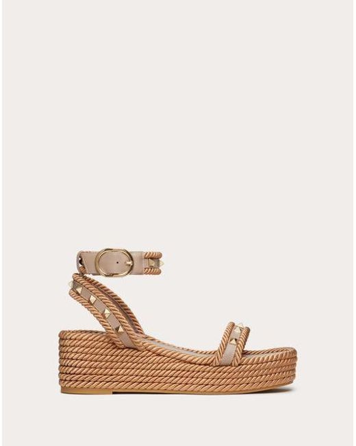 Valentino rockstud shop suede sandal