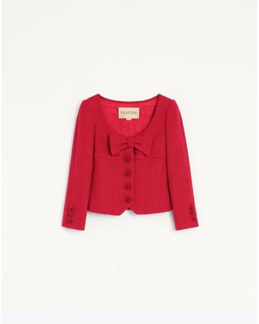 Valentino Red Short Jacket