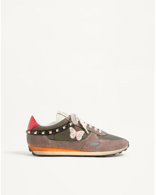 Valentino Garavani White Stud Up Trainer for men