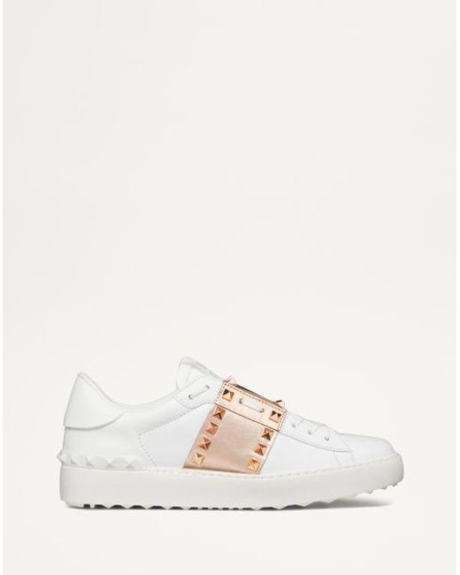 Valentino Garavani White Rockstud Untitled Sneaker
