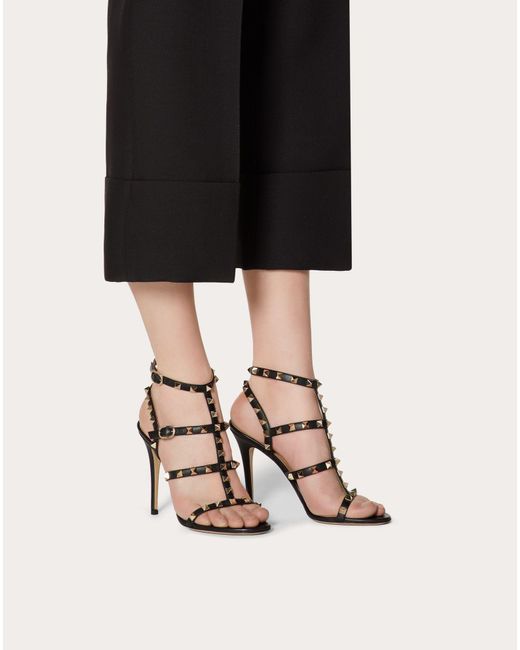 rockstud ankle strap sandal valentino garavani